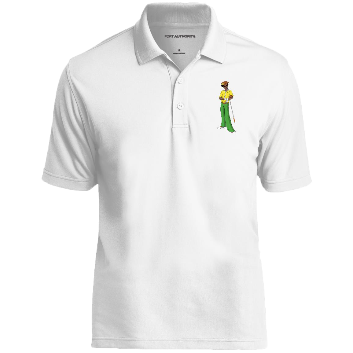 'Black Nichlaus' Micro-Mesh Polo