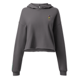 Black Birdie Crop Hoodie