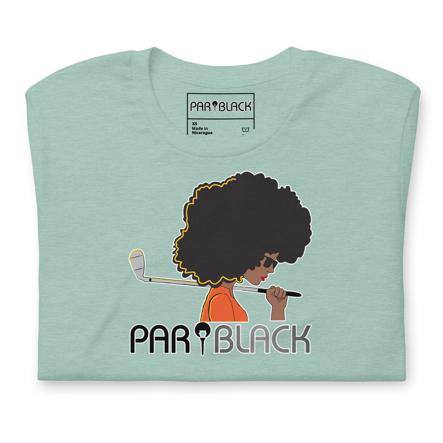 Par Black "Fairway Fro" Tee